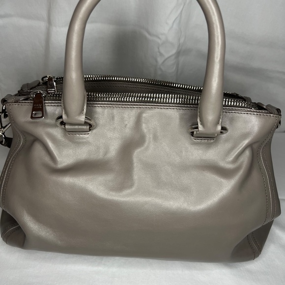 Prada Grey Leather Satchel - Picture 8 of 16